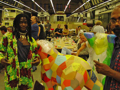 K&uuml;nstlerfest im Strassenbahndepot